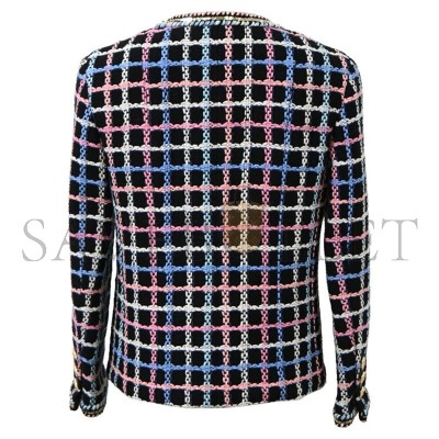 CHANEL PRINTED EVENING TWEED JACKET IN MULTICOLOR COTTON 